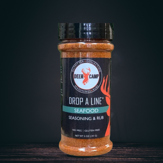 DEER CAMP® Drop A Line™ Seafood Seasoning & Rub 5 Oz.