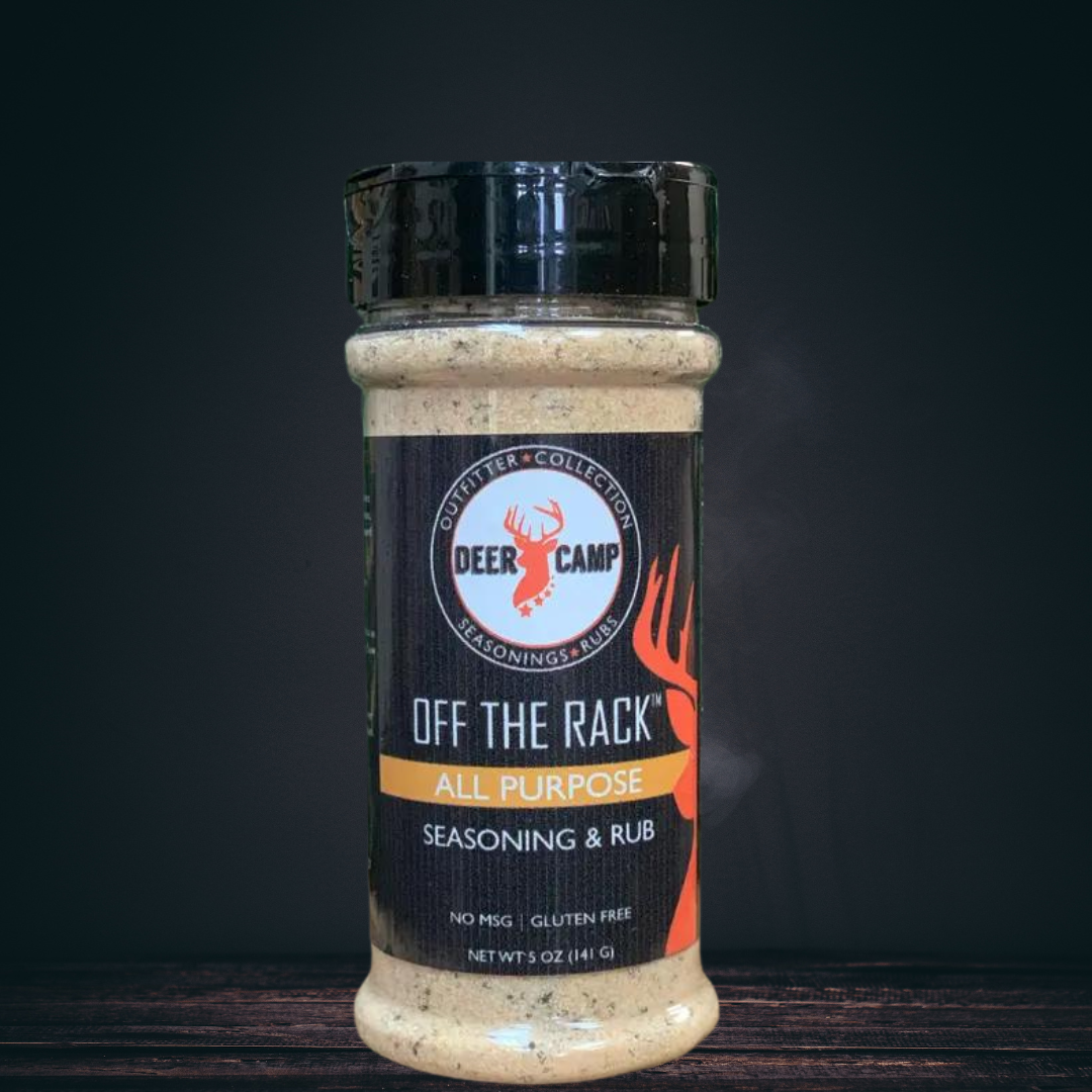 DEER CAMP® OFF THE RACK™  ALL PURPOSE SEASONING & RUB 5 OZ.