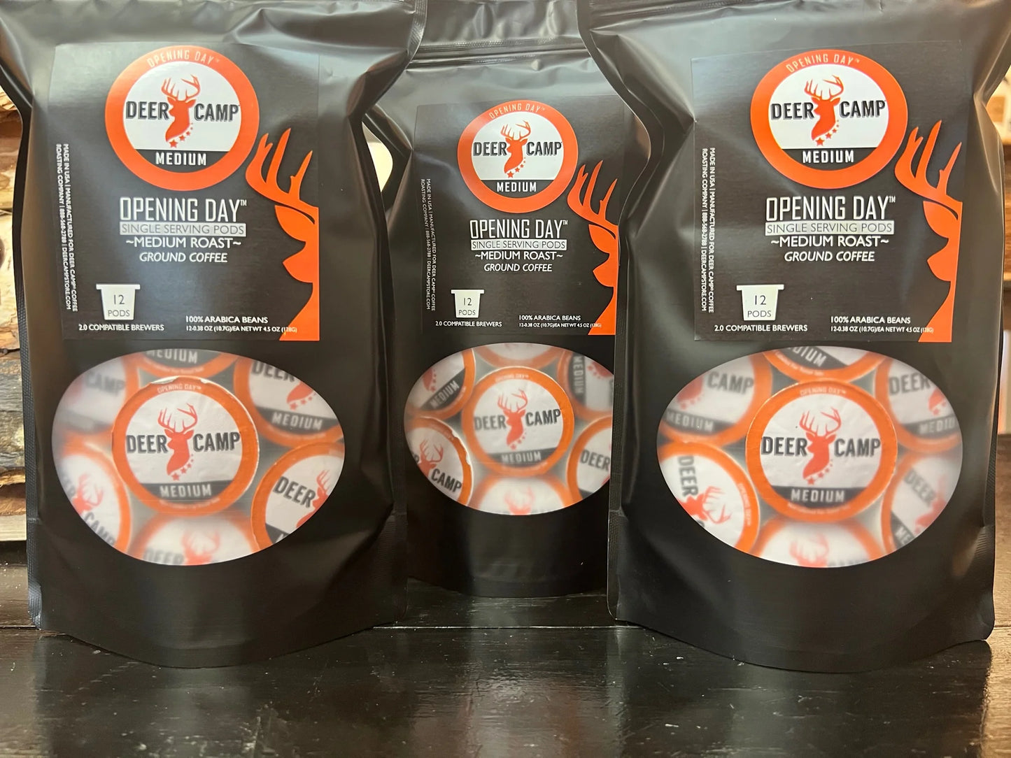 DEER CAMP® Coffee "Opening Day™ Medium Roast Pods 12/Pack