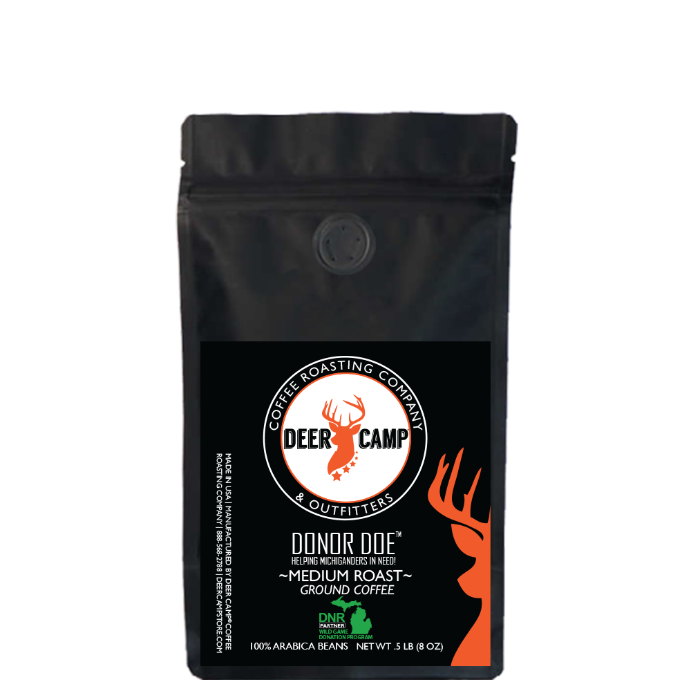 DEER CAMP® Coffee DONOR DOE™ Medium Roast 8 oz. (Donation Series)