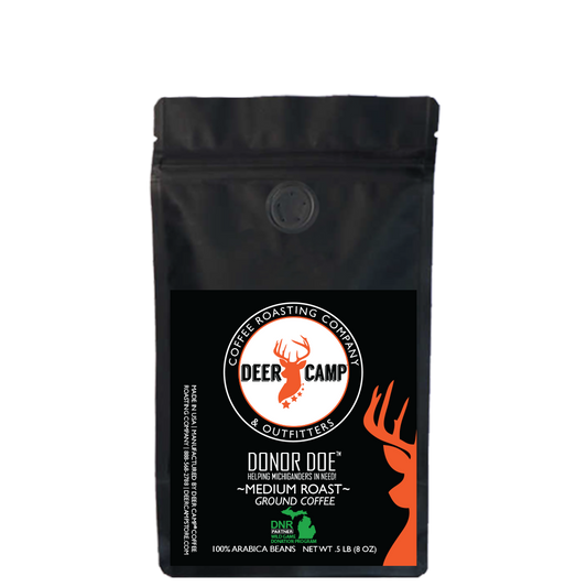 DEER CAMP® Coffee DONOR DOE™ Medium Roast 8 oz. (Donation Series)