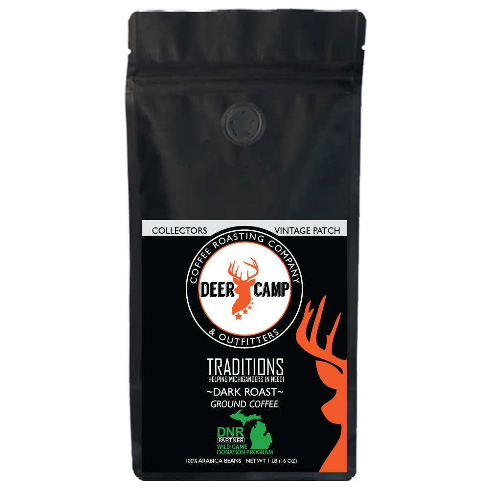DEER CAMP® Coffee Traditions Dark Roast 1 lb. (Patch & Donation Edition)