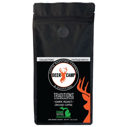 DEER CAMP® Coffee Traditions Dark Roast 1 lb. (Patch & Donation Edition)
