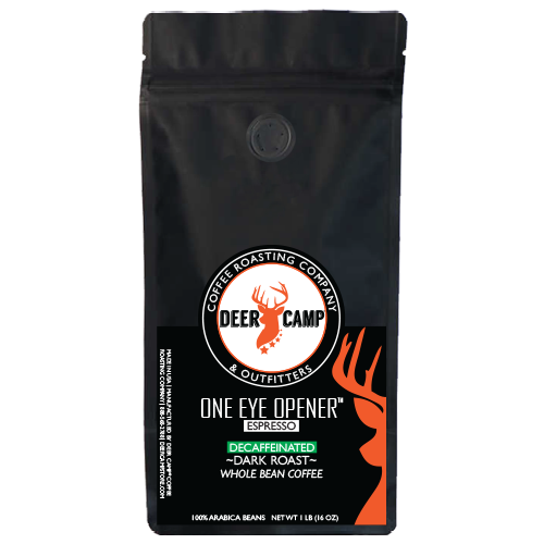 DEER CAMP® Coffee One Eye Opener™ Dark Roast Espresso Blend Or Decaf