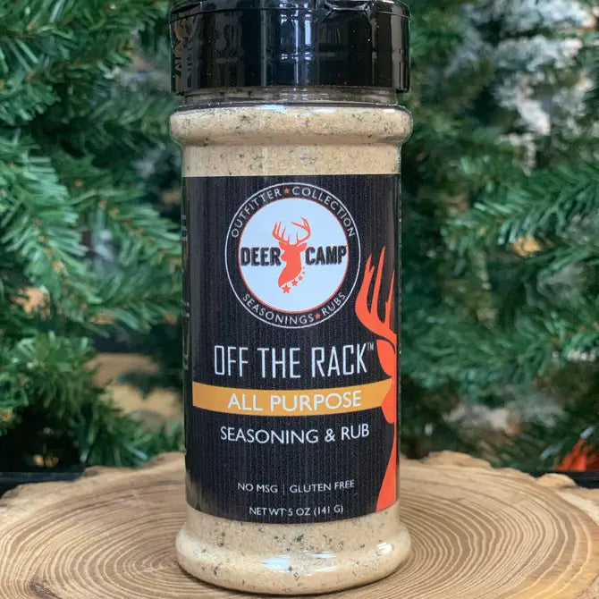 DEER CAMP® OFF THE RACK™  ALL PURPOSE SEASONING & RUB 5 OZ.