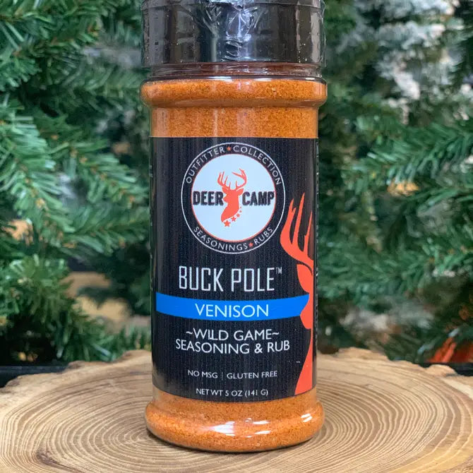 DEER CAMP® BUCK POLE™ VENISON SEASONING & RUB 5 OZ.