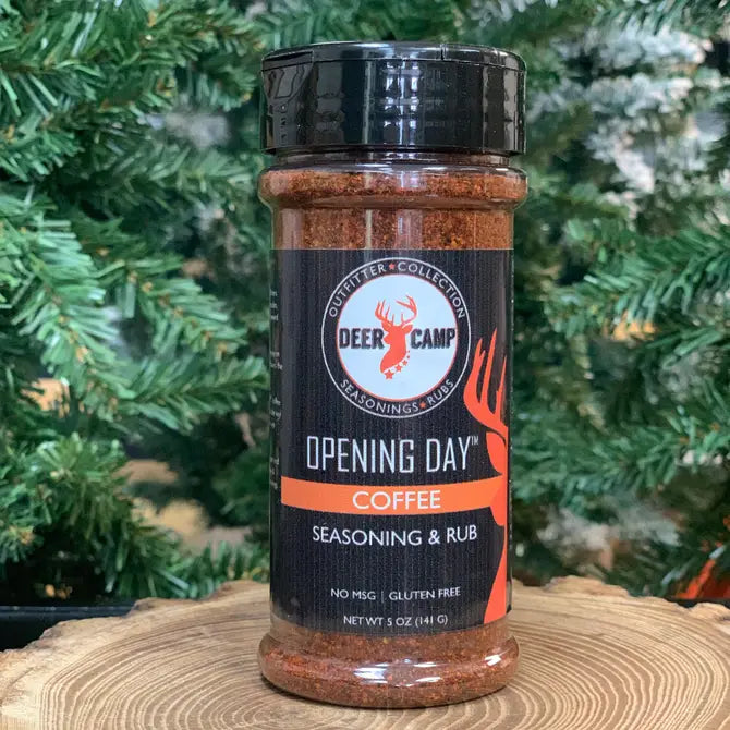 DEER CAMP® OPENING DAY™ COFFEE RUB & SEASONING 5 OZ