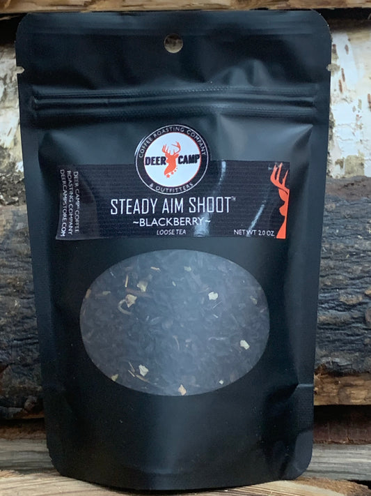 DEER CAMP® Steady Aim Shoot™ Blackberry Black Loose Tea 2 oz.