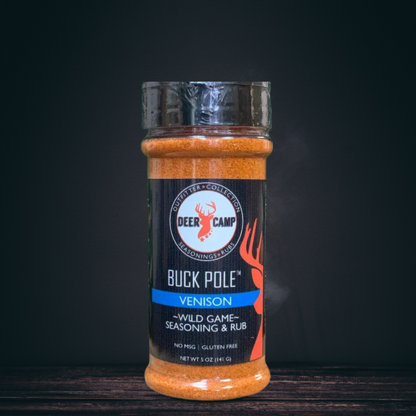 DEER CAMP® BUCK POLE™ VENISON SEASONING & RUB 5 OZ.