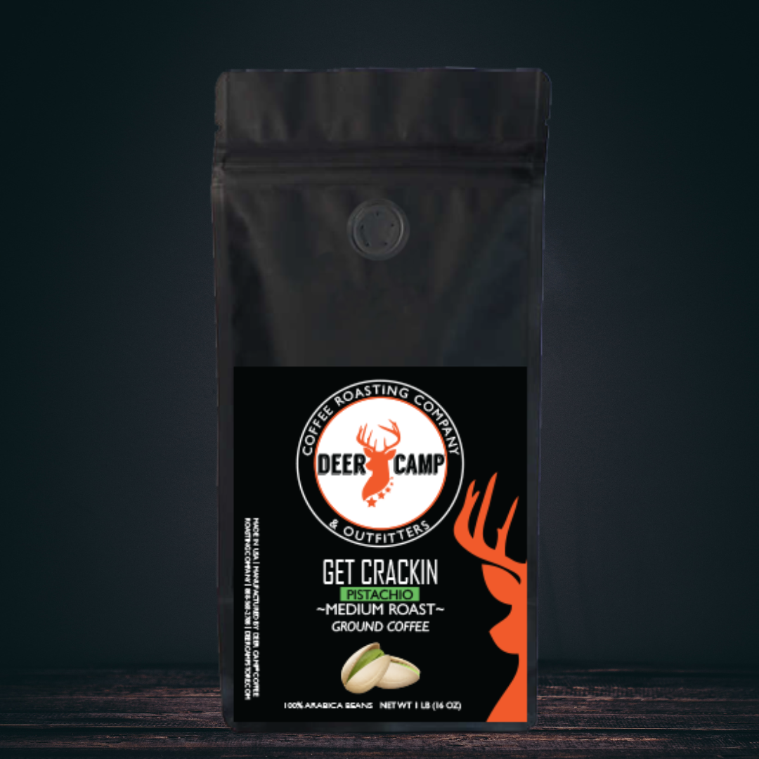 DEER CAMP® Coffee Get Crackin™ Pistachio Flavor