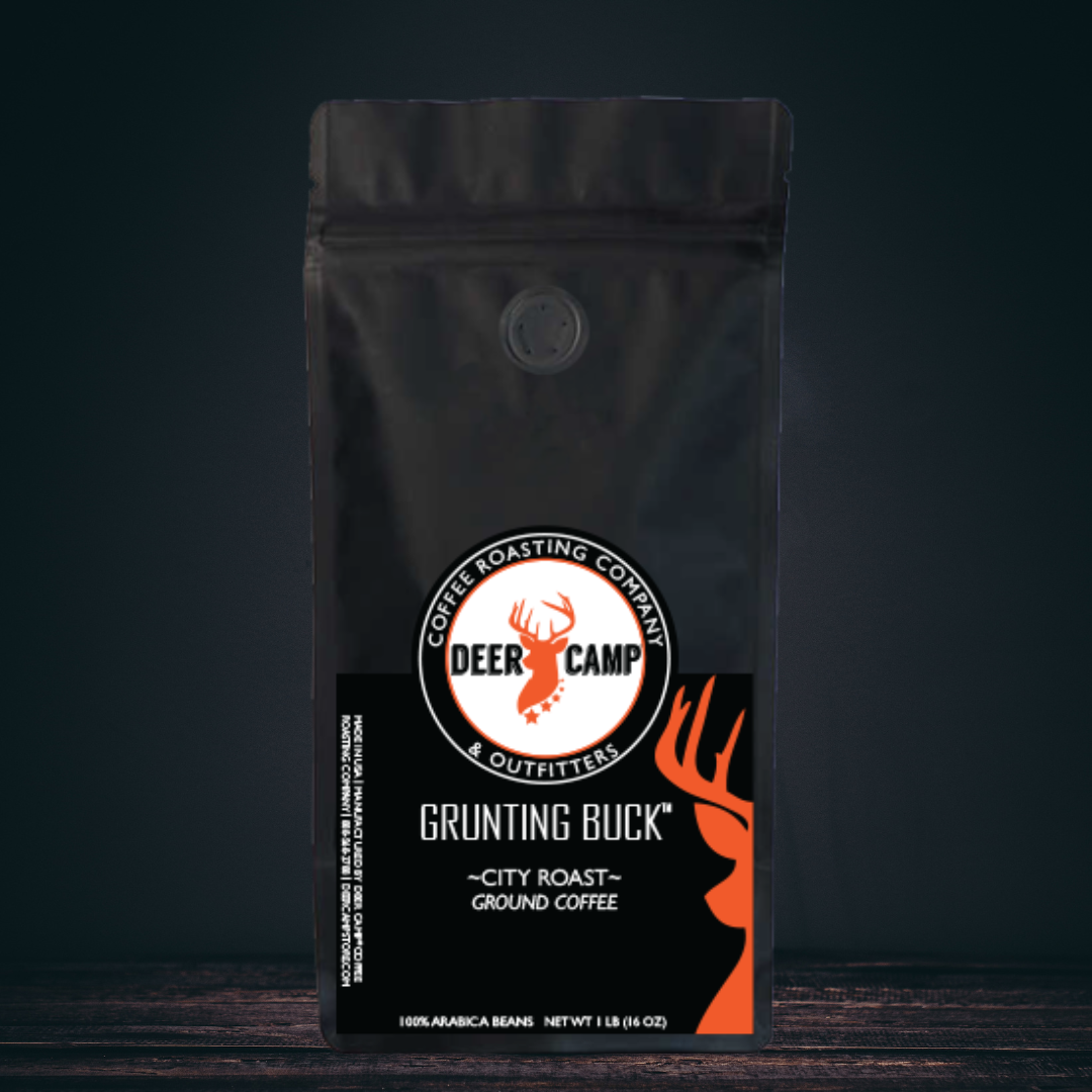 camp buck DEER CAMP® Coffee Grunting Buck™ City Roast – DEER CAMP® COFFEE