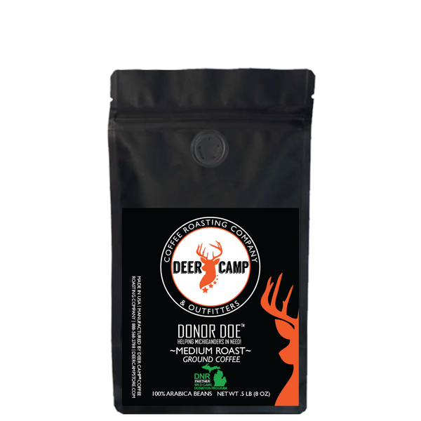 DEER CAMP® Coffee DONOR DOE™ Medium Roast 8 oz. (Donation Series)