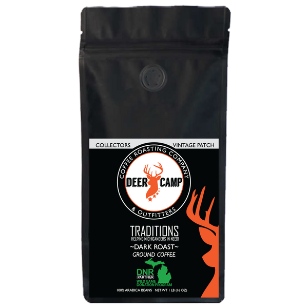 DEER CAMP® Coffee Traditions Dark Roast 1 lb. (Patch & Donation Edition)