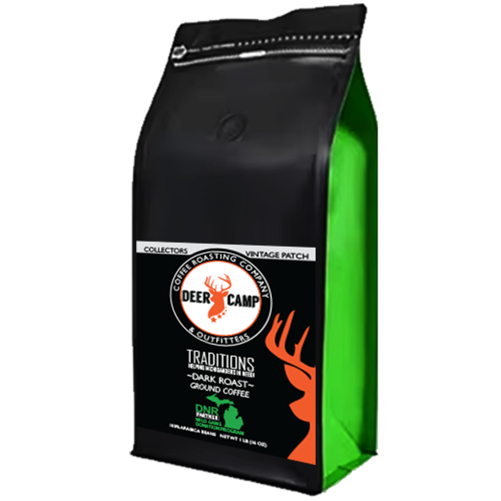 DEER CAMP® Coffee Traditions Dark Roast 1 lb. (Patch Edition)