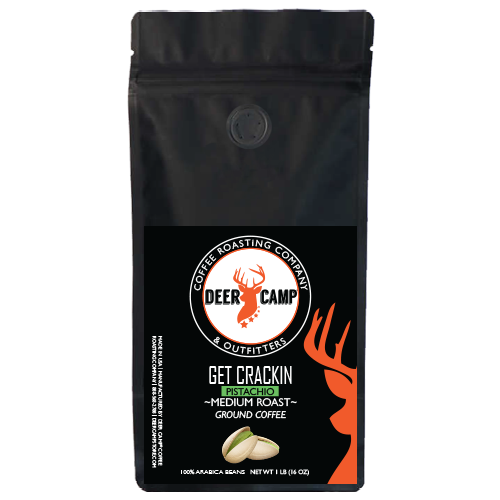 DEER CAMP® Coffee Get Crackin™ Pistachio Flavor