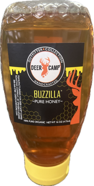 DEER CAMP® Buzzilla™ Pure Honey Squeeze Bottle 1 lb. – DEER CAMP