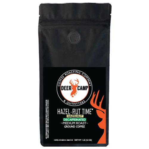DEER CAMP® Coffee Hazel-Rut Time™ Toasted Hazelnut Decaffeinated Flavor