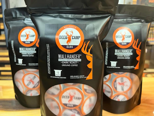 DEER CAMP® Coffee "Wall Hanger™ Dark Roast Pods 12/Pack