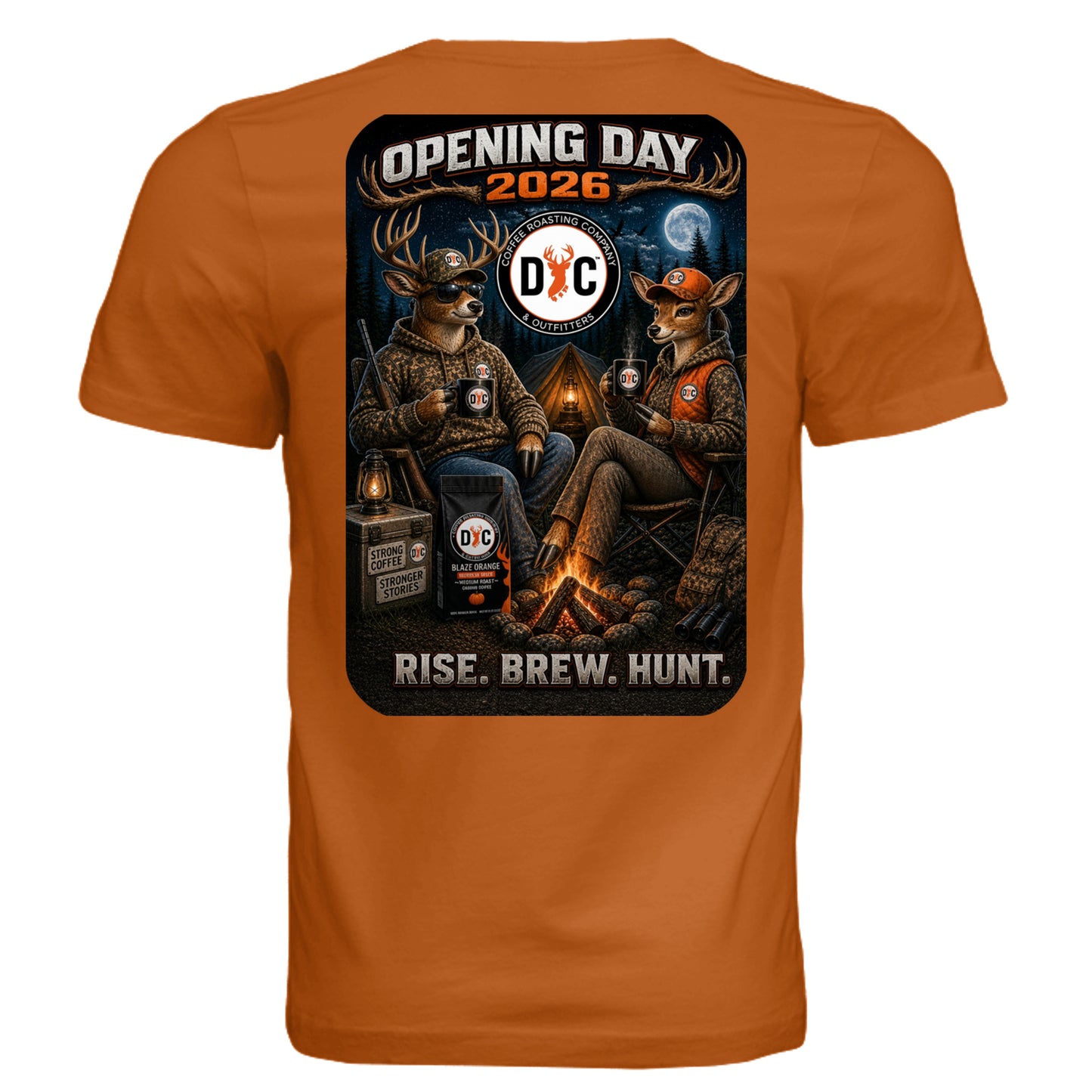 BURNT ORANGE - 3001C - BACK