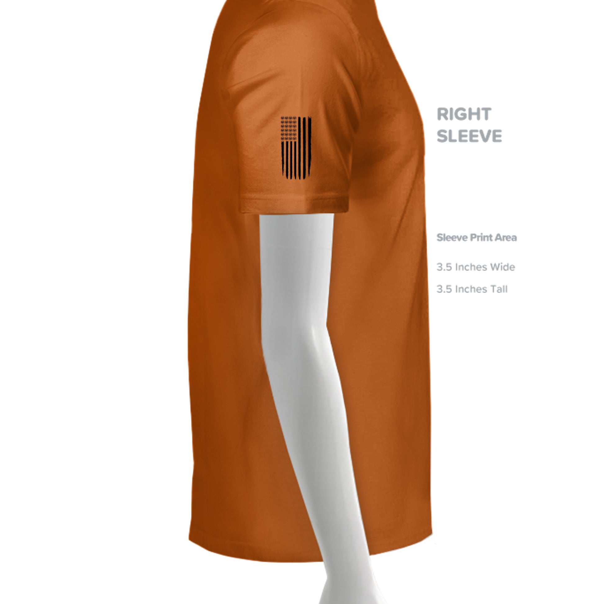 BURNT ORANGE - 3001C - SLEEVE_RIGHT