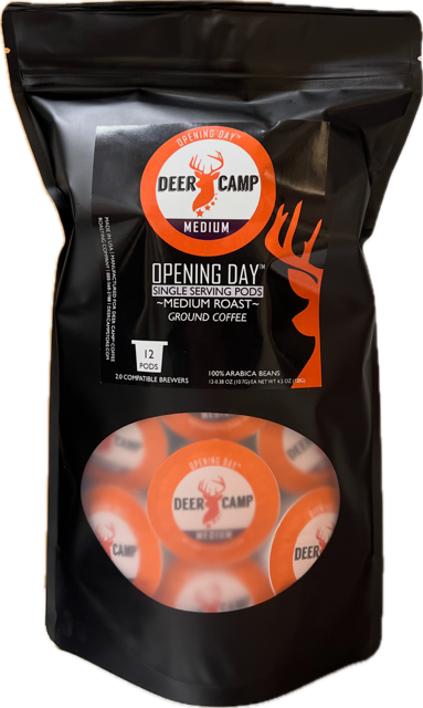 DEER CAMP® Coffee "Opening Day™ Medium Roast Pods 12/Pack